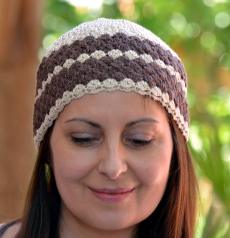 women hippie summer hat be hand crochet
