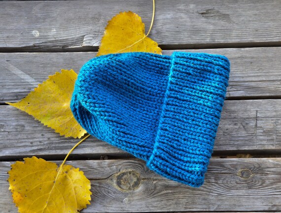 Knit Beanie with Pompom Green | Mini Rodini