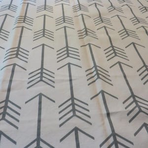 Last Chance Cut  Final piece measures 34" Long x 56" Wide Organic Cotton Canvas, Soft and Supple, TOTE Design, Pillows,  White & Gray