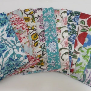 SUMMER Decor&#39; Dinner Napkin Collection  18X18&quot;  Square ( CHOOSE QTY 6 or 12 ) Napkins ) Boho Design, Voile Fabric, Lightweight, Wash & Dry