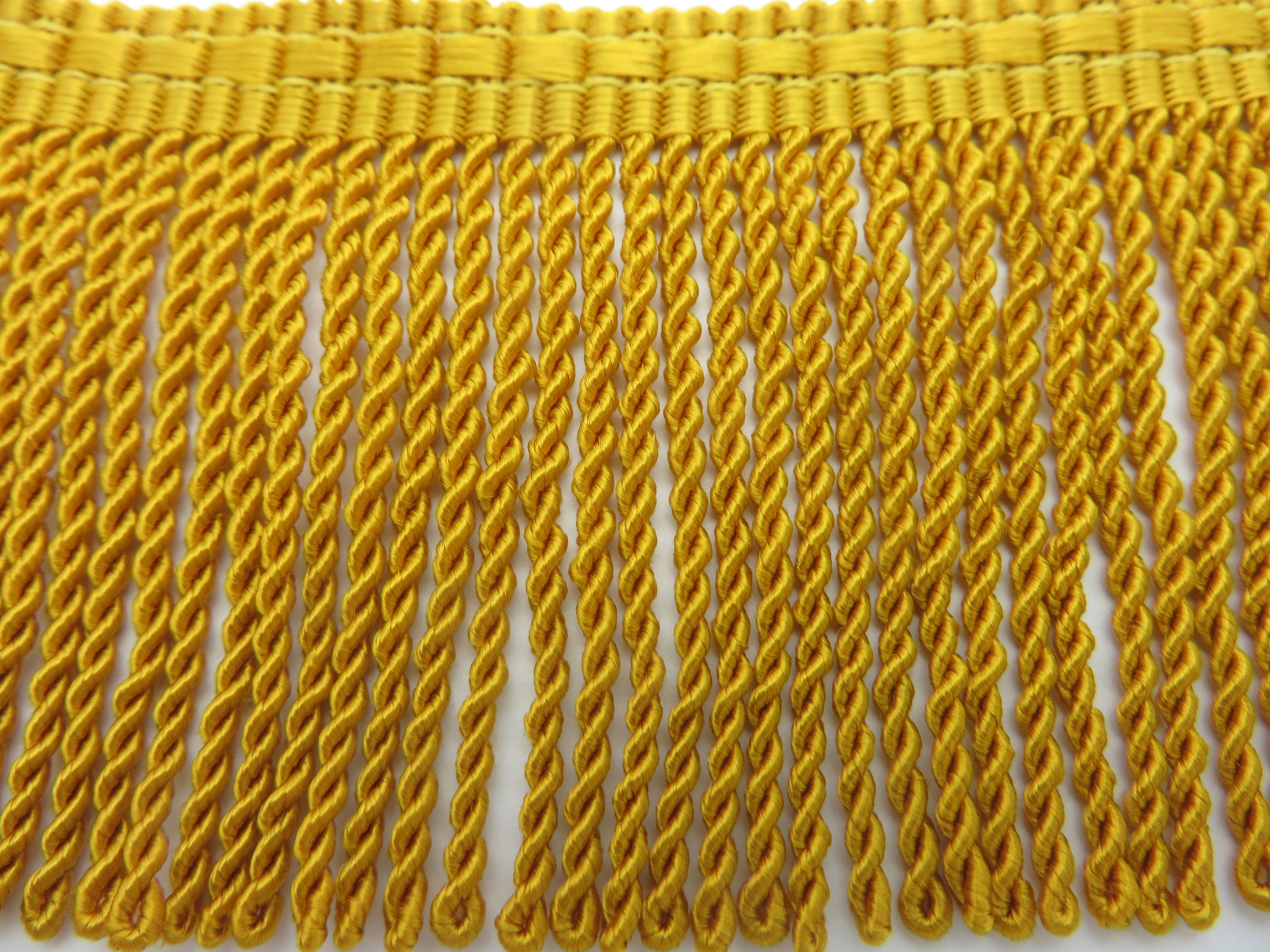 21/4 Inch long Golden Yellow BULLION FRINGE by the yard Etsy