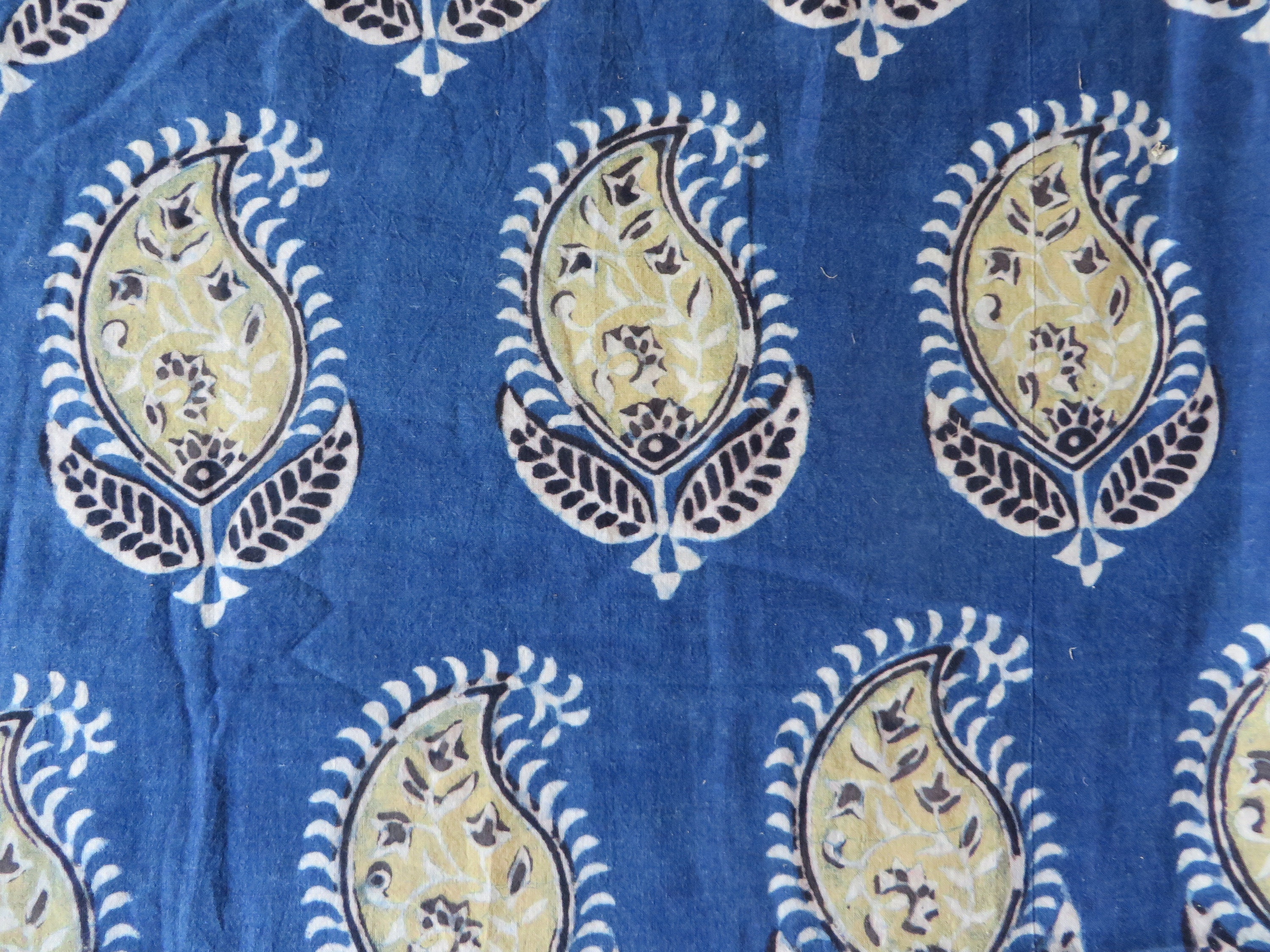 Block Print Fabric 100 Cotton Fabric Plant Dyed Sustainable Etsy