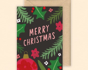 Frohe Weihnachtskarte | Festliche Karte