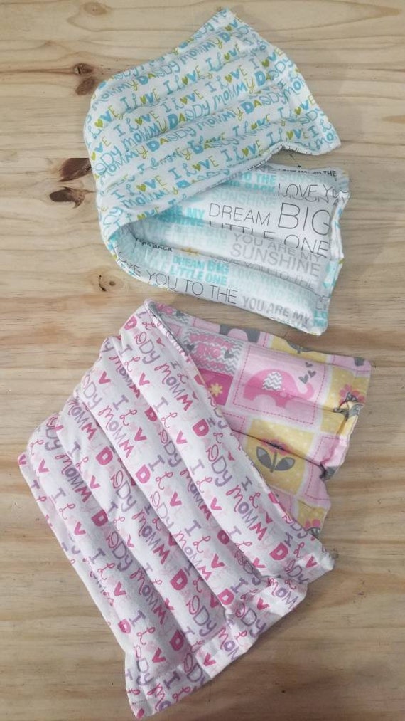 Rice-flax seed therapeutic heating-cooling pad for body,rice bag, heat pad, I love mommy and daddy