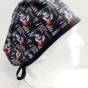 Schädel Kappe, Doo Rag, Scrub Cap, Chirurgische Kappe, Chemo Kappe, Anime, Tod