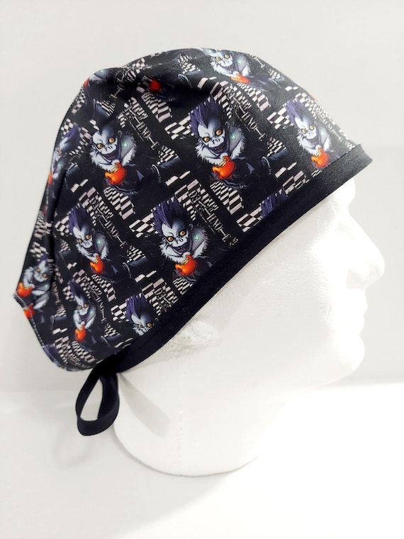 Skull Cap, Doo Rag, Scrub Cap, Surgery Hat, Surgical Cap, Chemo Hat, Anime, Death