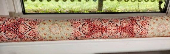 Draft Stopper, Breeze Stopper, Insect Repellent, Window Draft Stopper, Door Draft Stopper, All Season, Cedar *FILLED *, Bohemian