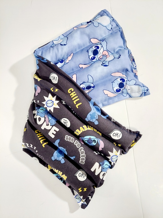 Rice-flax seed therapeutic heating-cooling pad/weighted lap blanket, rice bag, heat pad, cold pack, StItch, Hawaiian Alien