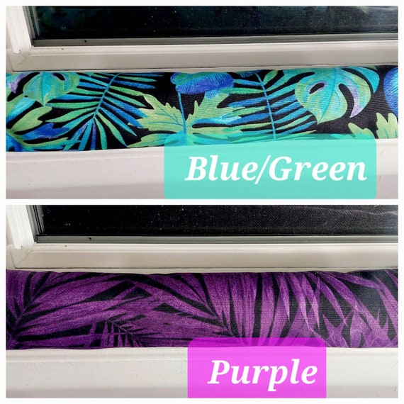 Draft Stopper, Door Draft Stopper, Window Draft Stopper, Door Snake, Water-Resistant, Insect Repellent, CEDAR FILLED, Leaves