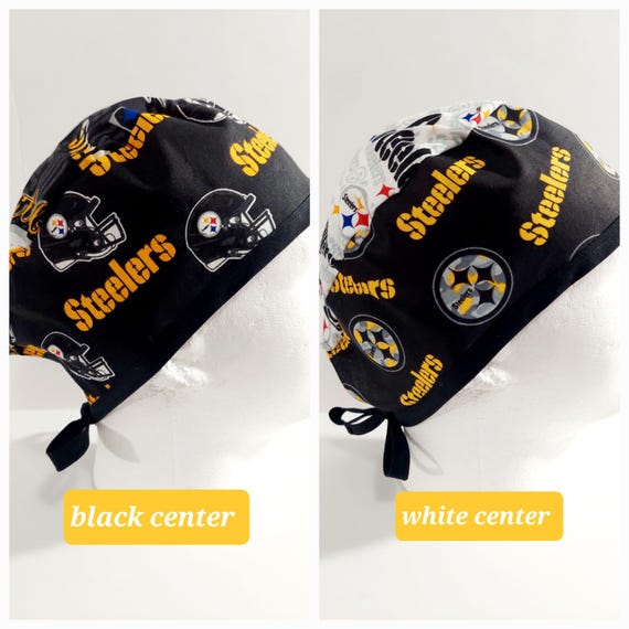 Skull Cap, Doo Rag, Do Rag, Scrub Cap, Surgical Hat, Face Mask,  Pittsburgh Steelers