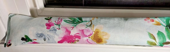 Draft Stopper, Breeze Stopper, Insect Repellent, Window Draft Stopper, Door Draft Stopper, Breeze, Cedar *FILLED *, Watercolor, Floral