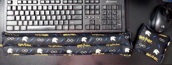 Rice-flax seed therapeutic heating/cooling wrist supports, ergonomic, keyboard wrist support, mouse wrist support, office gift, HP