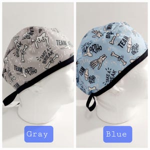 Skull Cap, Doo Rag, Scrub Cap, Surgery Hat, Welding Cap, Surgical Cap, Ortho Team, Orthopedics