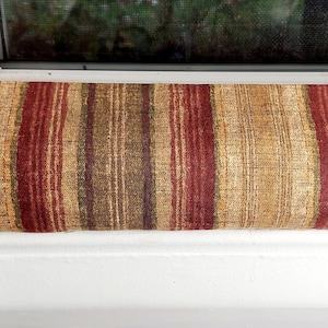 Draft Stopper, Breeze Stopper, Door Draft Stopper, Window Draft Stopper, Cedar *FILLED*, stripes