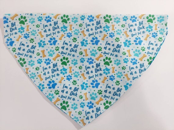 Over the Collar Bandana, Reversible, Dog Collar, Bandana, Dog Bandana, Pet Gift, Cat Bandana, Humerus