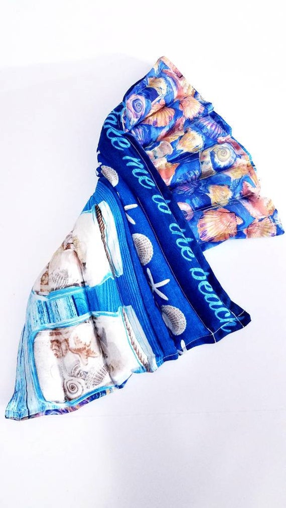 Rice-flax seed therapeutic heating/cooling pad, heat pad, cold pack, rice bag, doula, beach, shells