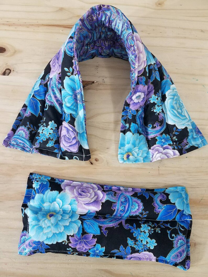 Riceflax Seed Therapeutic Heatingcooling Neck Wrap Body Etsy