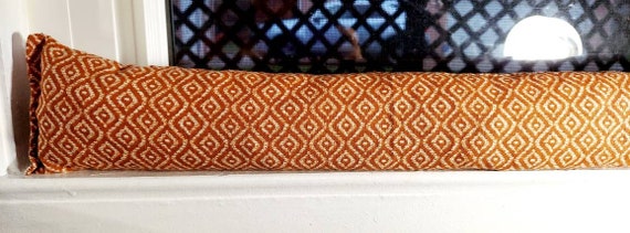 Draft Stopper Cedar Filled brown Insect Repellent Window Draft Stopper