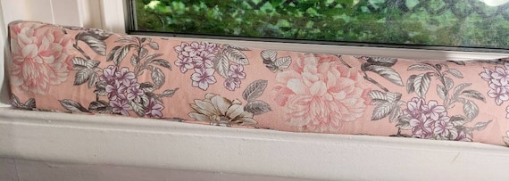 Draft Stopper, Window Draft Stopper, Door Draft Stopper, Door Snake, Insect Repellent, Economical, FILLED, Cedar Shaving, Floral