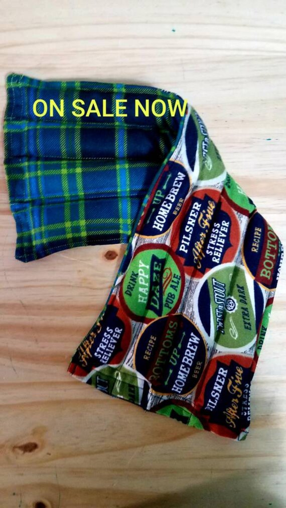Rice-flax seed therapeutic heating/cooling pad beer, heat pad, cold pack, rice bag, Ale, IPA, brew