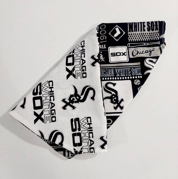 Chicago White Sox, Over the Collar Bandana, Reversible, Dog Collar, Bandana, Dog Bandana, Cat Bandana, Pet Gift