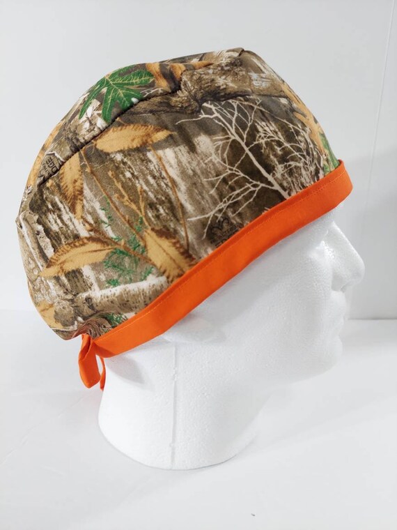 Skull Cap, Doo Rag, Welding Cap, Surgical Hat, Scrub Cap, Surgery Hat, Camouflage, Real Tree, Hunting