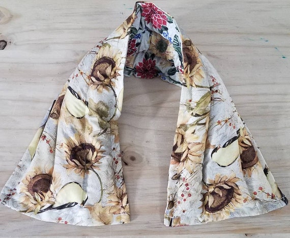 Rice-flax seed therapeutic heating/cooling neck wrap, eye bag, body pad, heat pad, cold pack, doula, rice bag, sunflowers, birds