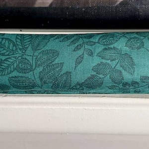 Draft Stopper, Door Draft Stopper, Breeze Stopper, Window Draft Stopper, Insect Repellent, Door Snake, FILLED W/CEDAR, Leaves