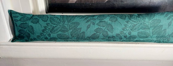 Draft Stopper, Door Draft Stopper, Breeze Stopper, Window Draft Stopper, Insect Repellent, Door Snake, FILLED W/CEDAR, Leaves