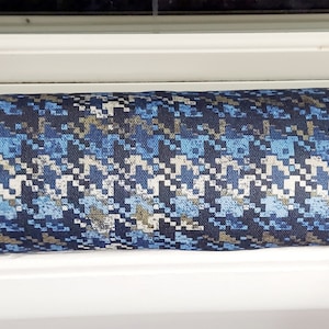 Draft Stopper, Breeze Stopper, Window Draft Stopper, Door Draft Stopper, Door Snake, Insect Repellent, FILLED W/CEDAR, houndstooth