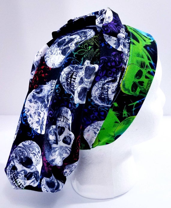 Surgical Cap, Surgery Hat, Women's Surgical Hat, Chemo Hat, Head Covering, Bouffant Cap, Skulls, Sugar Skulls