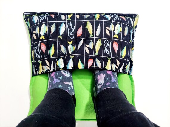 Rice-flax seed therapeutic heating/cooling foot/hand warmer, rice bag, heat pad, fishing