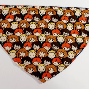 Über dem Halsband Bandana, Wendbar, Hundehalsband, Katzenhalsband, Haustier Geschenk, Hunde Bandana, Katzen Bandana, Tier Bandana, HP, Harry