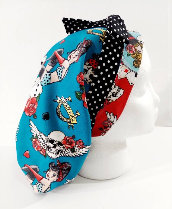 Scrub Cap, Women's Bouffant Cap, Chemo Hat, Surgical Cap, Surgery Hat, Skull, Dice, Pink Up Girls