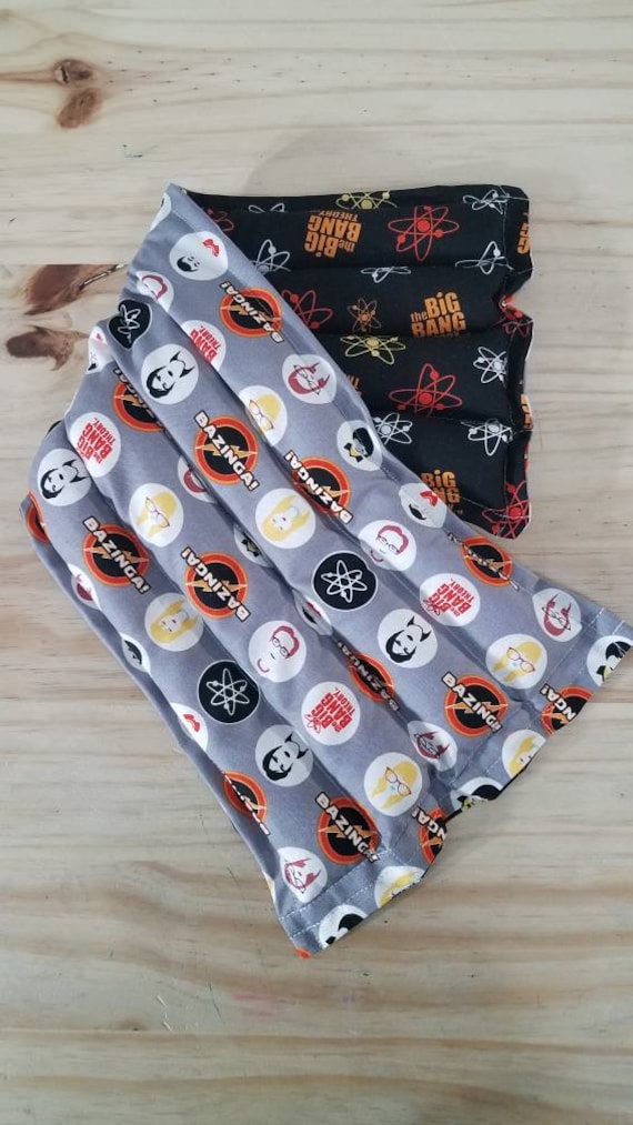 Rice-flax seed therapeutic heating/cooling neck wrap, body pad, rice bag, cold pack, heat pad, The Big Bang Theory