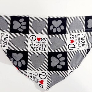 Over the Collar Bandana, Dog Bandana, Pet Gift, Reversible, Dog Collar, Bandana