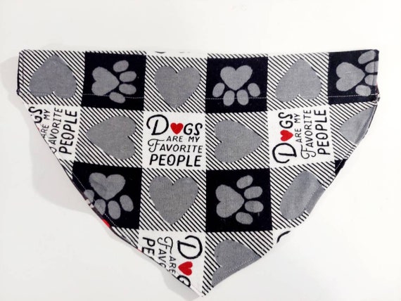 Over the Collar Bandana, Dog Bandana, Pet Gift, Reversible, Dog Collar, Bandana
