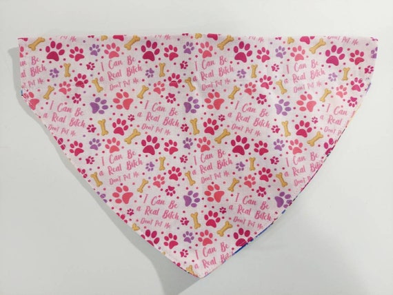 Over the Collar Bandana, Dog Bandana, Cat Bandana, Bandana, Pet Gift, Neckwear, Funny