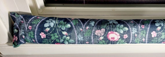 Draft Stopper, Door Draft Stopper, Breeze Stopper, Window Draft Stopper, *FILLED* Cedar, Insect Repellent, Floral, Butterflies
