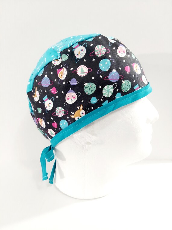 Skull Cap, Doo Rag, Welding Cap, Surgery Hat, Surgical Cap, Scrub Cap,  Head Covering, Face Mask, Santa, Christmas