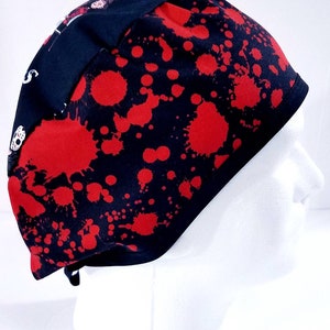 Skull Cap, Doo Rag, Do Rag, Scrub Cap, Surgical Hat, Welding Cap, Horror Movie, Friends