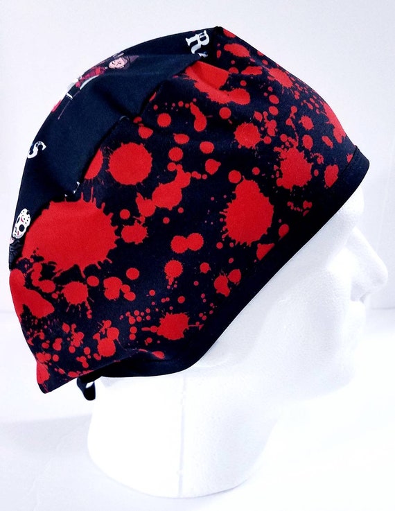 Skull Cap, Doo Rag, Do Rag, Scrub Cap, Surgical Hat, Welding Cap, Horror Movie, Friends