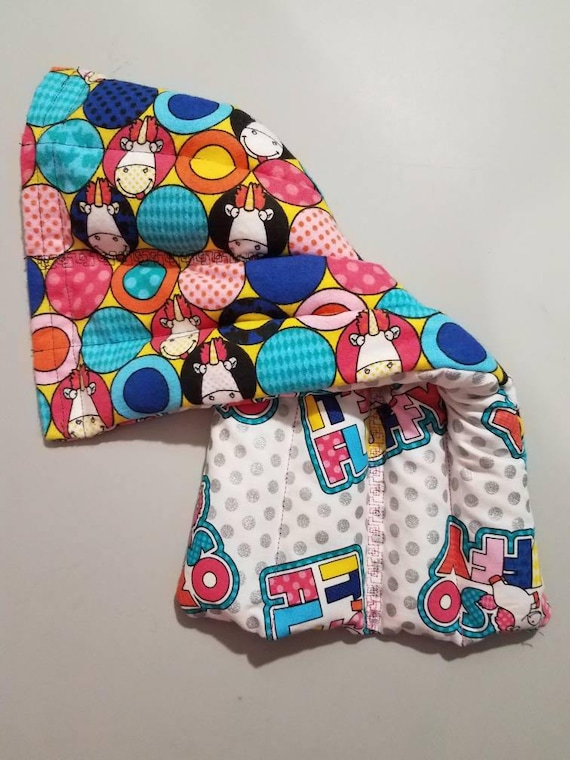 Rice-flax seed therapeutic heating-cooling pad, rice bag, heat pad, cold pack, despicable me, unicorn