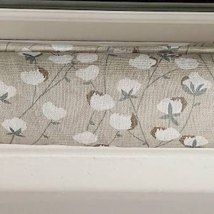 Draft Stopper, Door Draft Stopper, Breeze Blocker, Window Draft Stopper, Door Snake, Insect Repellent, FILLED W/CEDAR, Cotton