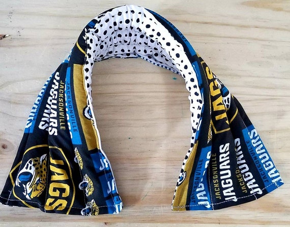 Rice-flax seed therapeutic heating-cooling pad neck wrap, rice bag, heat pad, cold pack, Jacksonville Jaguars