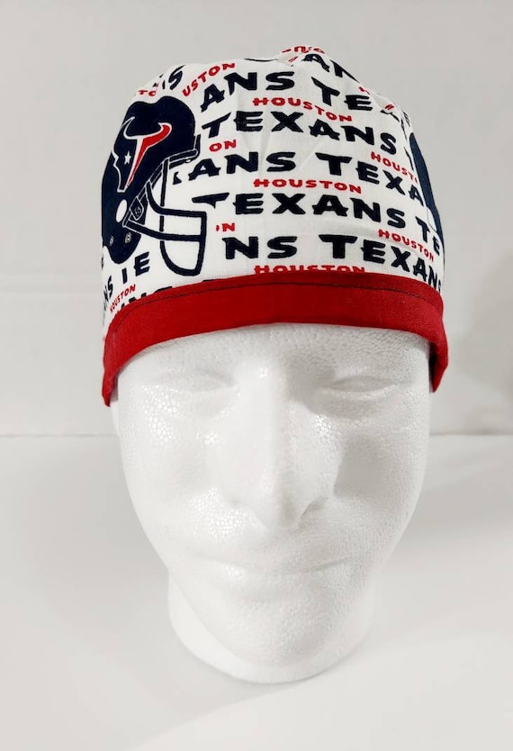 Houston Texans, Skull Cap, Doo Rag, Scrub Cap, Surgical Hat