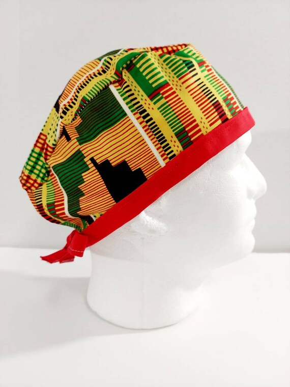 Skull Cap, Welding Cap, Surgical Hat, Doo Rag, Scrub Cap, African Print, Global Print