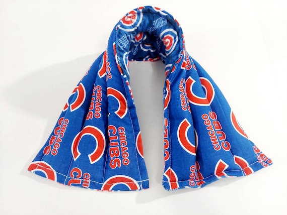 Rice-flax seed therapeutic heating-cooling pad, heat pad, cold pack, rice bag, Chicago cubs