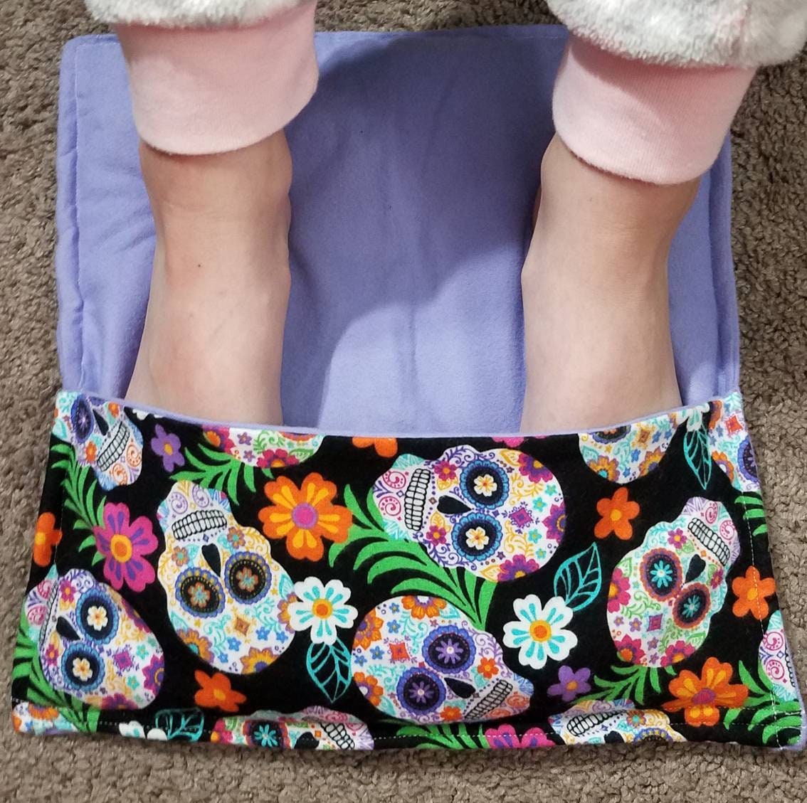 Riceflax seed therapeutic heating/cooling foot warmer, hand warmer