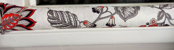 Draft Stopper, Breeze Stopper, Insect Repellent, Window Draft Stopper, Door Draft Stopper, FILLED Cedar,  Wind Blocker, Floral
